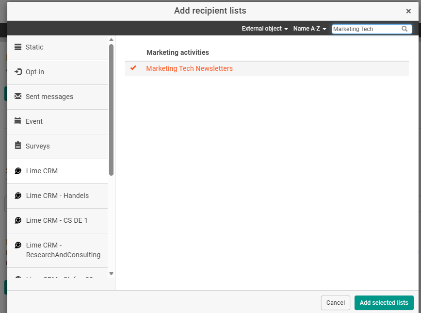 select-marketing-activity